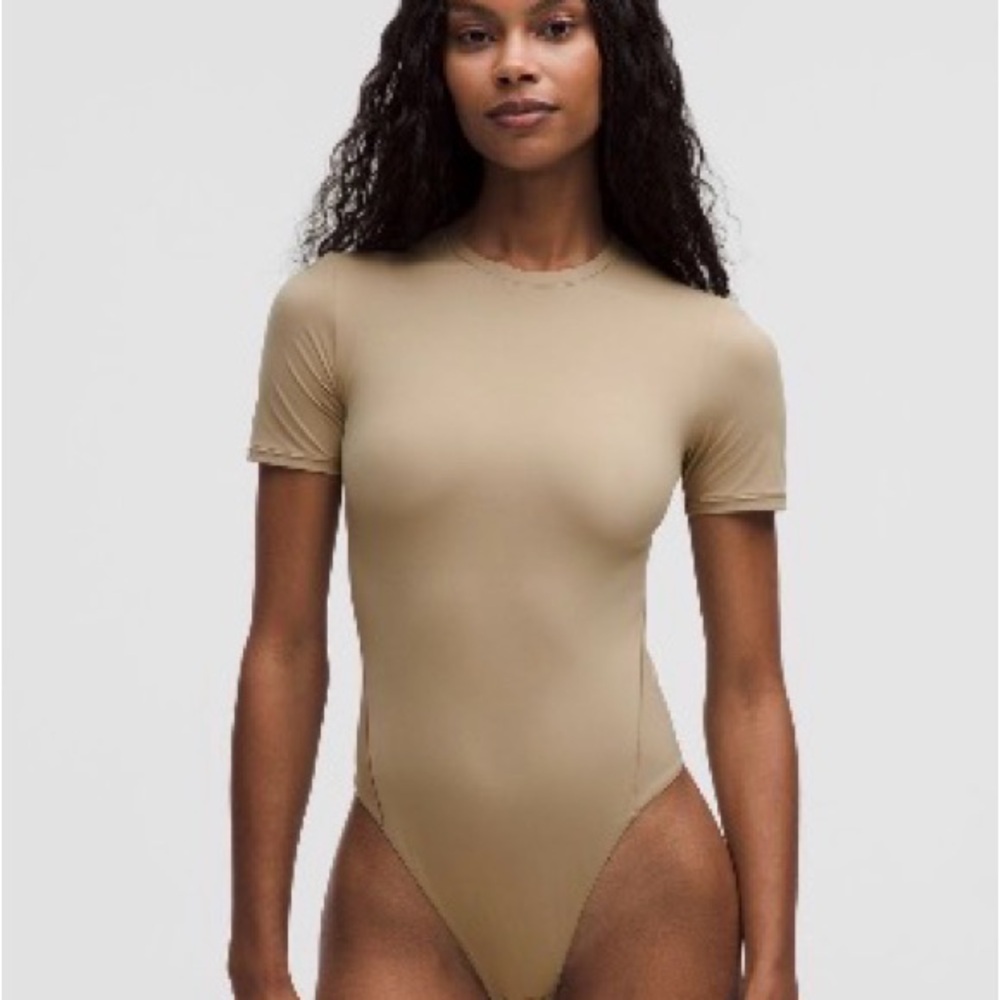 lululemon athletica Beige Bodysuit